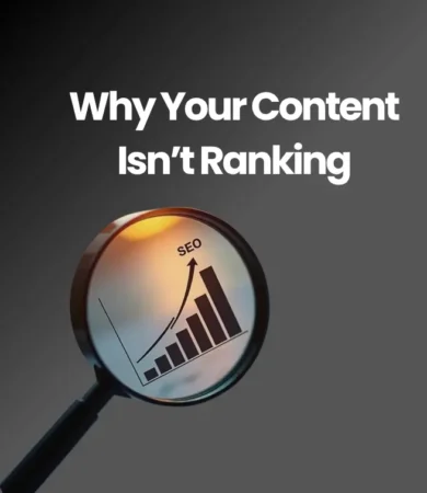 search engine ranking content not ranking