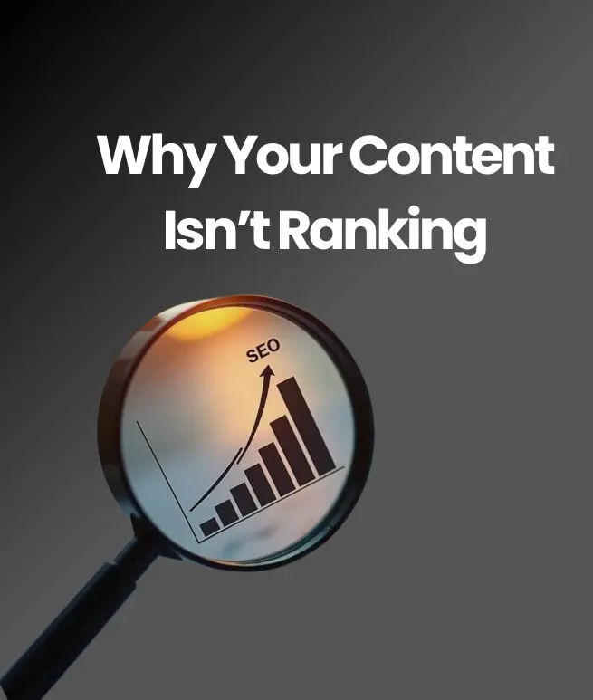 search engine ranking content not ranking